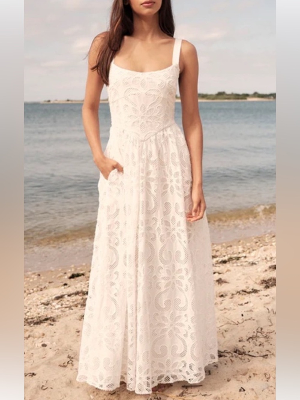 Saylor Maryl maxi dress - white